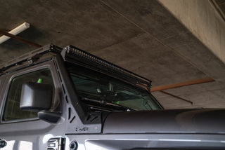 DV8 Offroad Light Bar Mount Low-Profile: Jeep Wrangler JL 2018-2026 / Gladiator JT 2020-2026