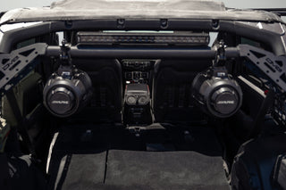 DV8 Offroad Speaker/Light Bar Mount: Jeep Wrangler 2018-2025 2.0L/3.6L