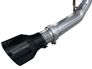 AWE Tuning Dual Rear Exit Catback Exhaust Diamond Black Tips (REAR): Ram 1500 3.0L 2025-2026