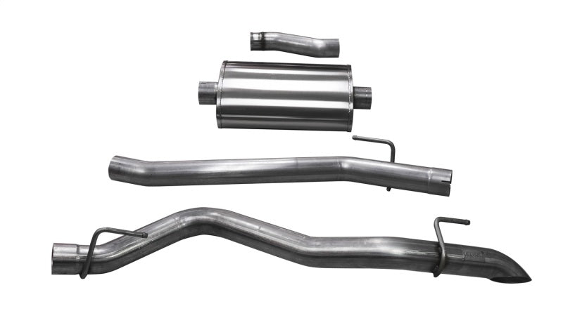 Corsa Sport Cat-Back Exhaust System (Turn Down Exit): Jeep Gladiator 3.6L V6 2020 - 2025