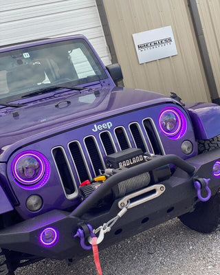 ORACLE Lighting LED Fog Light Kit ColorSHIFT: Jeep Wrangler 2007-2017 3.6L/3.8L V6