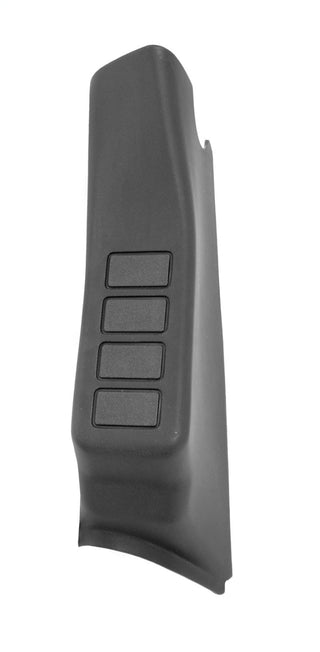 Rugged Ridge A-Pillar 4 Switch Pod Black LHD: Fits Most Jeep Wrangler Models (2007-2018)