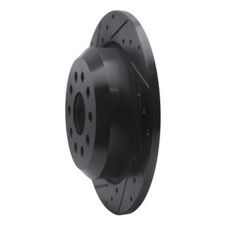 DFC 18-25 Jeep Wrangler Rear Left Drilled & Slotted Brake Rotor - Precision Balanced with Rust Protection