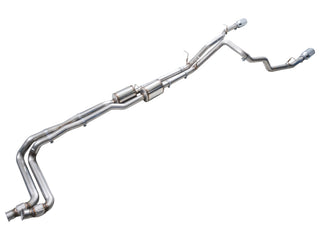 AWE Tuning Rebel Catback Exhaust Chrome Tips: Ram 1500 3.0L 2025-2026