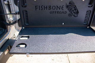 Fishbone Offroad Tailgate Table: Jeep Wrangler 2018-2024