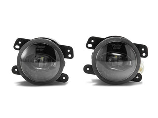 Raxiom Axial Series LED Fog Lights (FRONT): Fits Most Jeep Wrangler JK/JL Models (2007-2026)