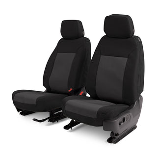Covercraft 21-24 Dodge Durango Endura PrecisionFit Custom Front Row Seat Covers - Black/Charcoal