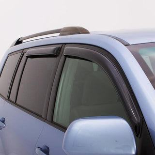 AVS Ventvisor Outside Mount Window Deflectors (4PC, Smoke): Dodge RAM Quad Cab 2009 - 2018 (1500, 2500, 3500)