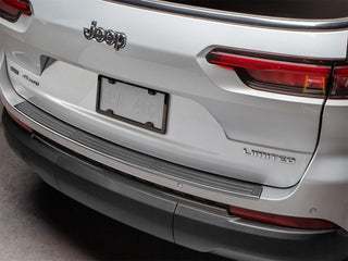 WeatherTech BumperTopper Rear Bumper Cover: Fits Most Jeep Grand Cherokee L Models (2021-2024) - Black