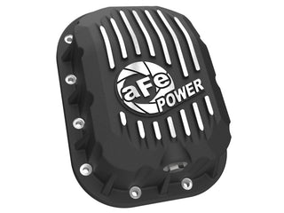 aFe POWER Pro Series Engine Oil Pan Black w/ Machined Fins (F&R): Jeep Wrangler / Gladiator 2018-25 3.6L V6