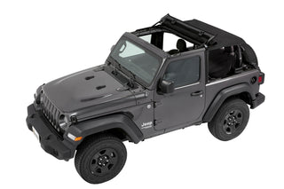 Bestop Trektop Soft Top Black Diamond (F&R): Jeep Wrangler JL 2018-2025 2.0L/3.6L