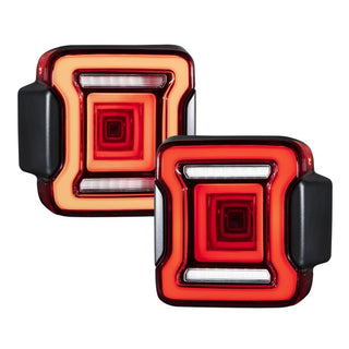FORM Lighting LED Tail Lights Red (PAIR): Jeep Wrangler 2018-2025