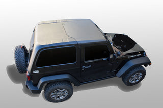 DV8 Offroad 2 Piece Fast Back Hard Top 2 Door: Jeep Wrangler JK 2007-2018