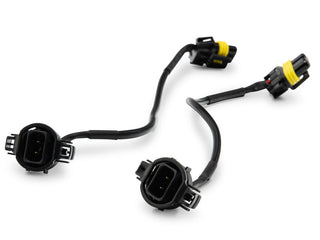 Raxiom Axial Series Tri-Bar White LED Fog Lights: Fits Most Jeep Wrangler JK/JL Models (2007-2026)