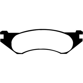 EBC Yellowstuff Front Brake Pads: Dodge B1500 (1998) / Ram 1500 (2000 - 2002) / Ram 1500 Van (1999 - 2002)