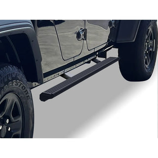 APS W Series Electric Running Boards (Pair): Jeep Gladiator 2018 - 2025