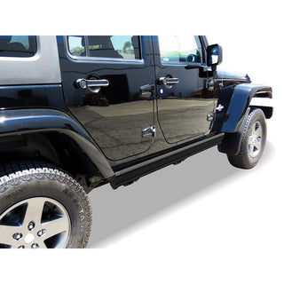 APS W Series Electric Running Boards (Pair): Jeep Wrangler JK 4-Door 2012 - 2018