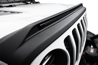 Husky Liners Aeroskin Lightshield PRO Hood Protector: Jeep Wrangler JK 2007-2018 - Black