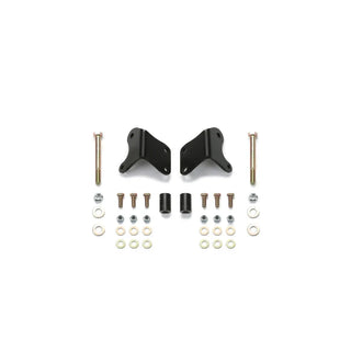 Fabtech Front Lower Shock Mount Relocation Brackets: Jeep Wrangler (07-17) / Wrangler JK (18)