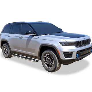 APS S Series Running Boards (Polished, Pair): Jeep Grand Cherokee 2022 - 2025