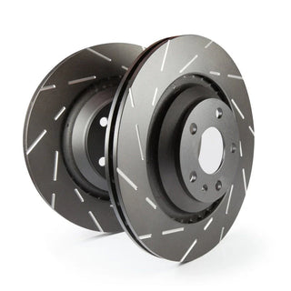 EBC USR Slotted Front Brake Rotors: Dodge Ram 3.9L V6 1500 (2WD) 2000 - 2002