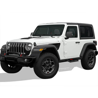 APS Side Armor DS Nerf Bars (Pair): Jeep Wrangler JL 2-Door 2018 - 2025