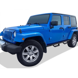 APS Side Armor RS Nerf Bars (Pair): Jeep Wrangler JK 4-Door 2007 - 2018