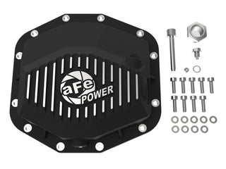 AFE Pro Series Rear Differential Cover (Black w/Machined Fins): Ram 6.2L 1500 TRX 2021 - 2024