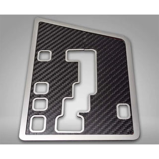 American Car Craft Carbon Fiber Shift Plate: Dodge Challenger R/T SRT8 2008 - 2014 (Auto Only)