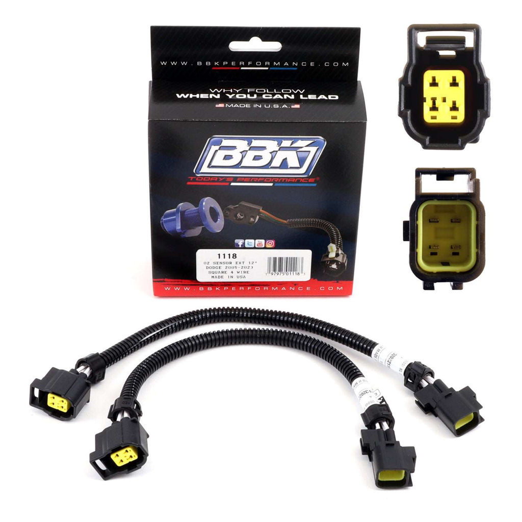 BBK O2 Sensor Wiring Extension Kit: Chrysler / Dodge / Ram / Jeep Vehicles 2003 - 2025 (Excl 2019+ Ram)