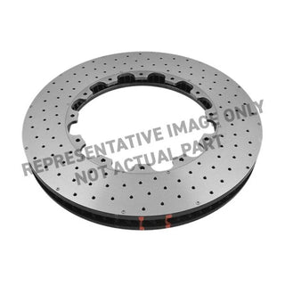 DBA 5000 Series Drilled Front Brake Rotor w/ NAS Nuts: Dodge Durango 2011-2026