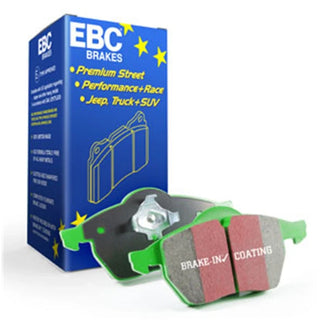 EBC Greenstuff Front Brake Pads: Dodge Ram 5.2L V8 2500 2WD 2000 - 2002