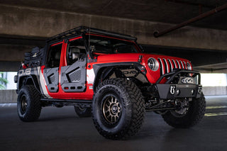 DV8 Offroad Spec Series Half Doors Front (F&R): Jeep Wrangler JL 2018-25 / Gladiator JT 2020-23