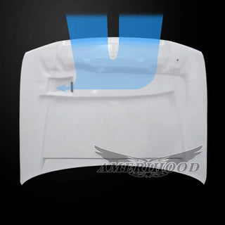 Amerihood Type-E Functional Ram Air Hood: Chrysler 300 2005 - 2010