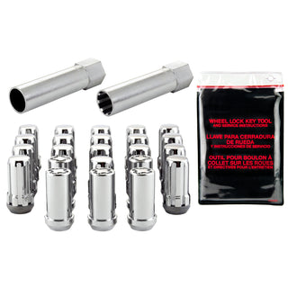 McGard SplineDrive Tuner Install Kit w/Locks & Tool Chrome: Jeep Wrangler / Gladiator 2018-2025 3.6L / 6.4L