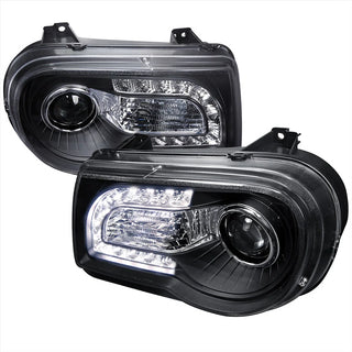 Spec D LED Headlights (Black): Chrysler 300C 2005 - 2010