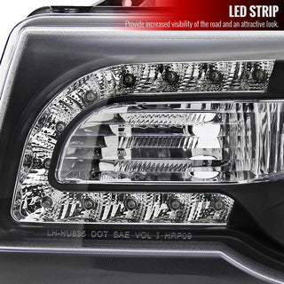 Spec D LED Headlights (Black): Chrysler 300C 2005 - 2010