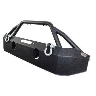 Fishbone Offroad Black Powdercoated Full Width Front Winch Bumper: Jeep Wrangler JK 2007-2018