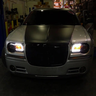 Spec D LED Headlights (Black): Chrysler 300C 2005 - 2010