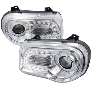 Spec D LED Headlights (Chrome): Chrysler 300C 2005 - 2010