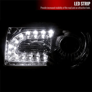 Spec D LED Headlights (Chrome): Chrysler 300C 2005 - 2010
