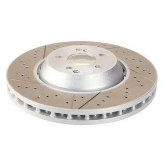 SHW Performance Front Drilled & Slotted Lightweight Brake Rotor (FRONT): Dodge Challenger / Charger (15-23)