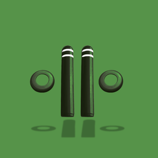 American Brother Designs Interior Door Lock Bezels and Pins: Dodge Challenger 2012 - 2014