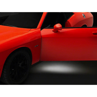 Raxiom Axial Series LED Door Courtesy Lamps: Fits Most Dodge Challenger Models (2015-2023)