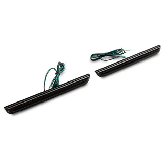 Raxiom Axial Series Smoked LED Rear Bumper Reflector Lamps: Fits Most Dodge Challenger Models (2015-2023)