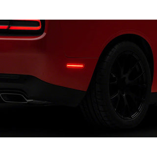 Raxiom Axial Series LED Rear Marker Lights: Fits Most Dodge Challenger Models (2015-2023) - Red