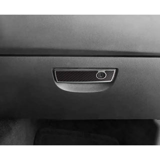 American Car Craft Carbon Fiber Glove Box Handle Trim: Dodge Challenger R/T SRT8 2008 - 2014