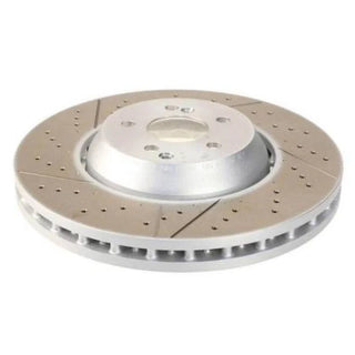 SHW Performance Drilled-Slotted Lightweight Brake Rotor (FRONT): Dodge Challenger / Charger 2015-23