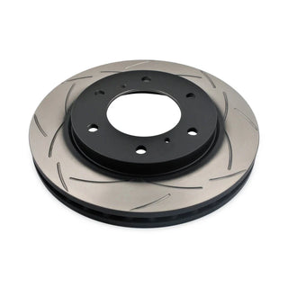 DBA T2 Slotted 4x4 Survival Series Front Rotor: Dodge Challenger (08-14)