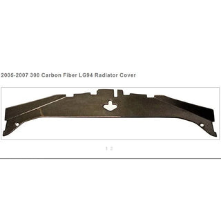 TruCarbon LG94 Carbon Fiber Radiator Cover: Chrysler 300C 2005 - 2007